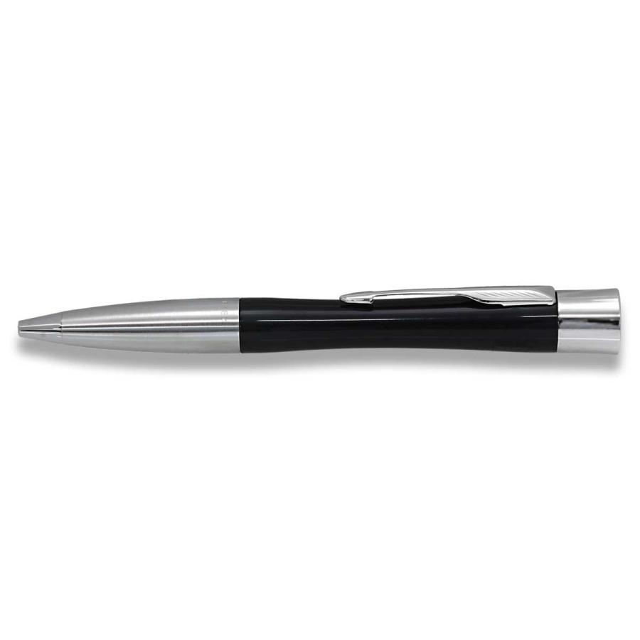 ネームペン パーカー PARKER シヤチハタ ネームペン エアフロー クリスタルブラックCT 別注品ハンコ付き TKS-PKA-2 即日の画像