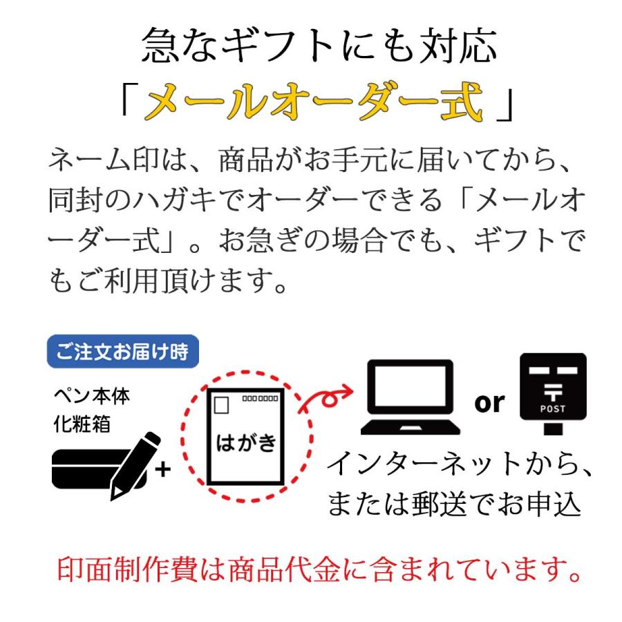 ネームペン パーカー PARKER シヤチハタ ネームペン エアフロー マジェンタCT 別注品ハンコ付き TKS-PKA-4 即日の画像