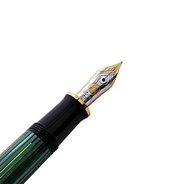 Pelikan（ペリカン） 万年筆 スーベレーン M400 グリーン縞 即日