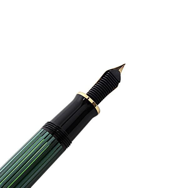 Pelikan スーべレーンM400グリーンストライプ 新品)Pelikan ペリカン 万年筆 スーベレーン M400 グリーン