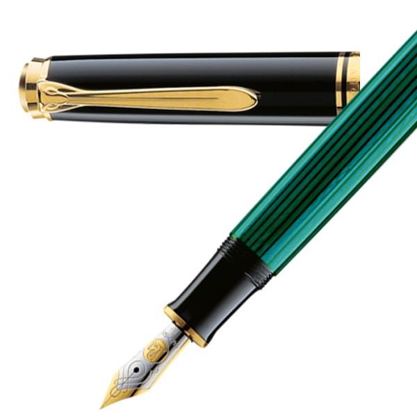 Pelikan（ペリカン） 万年筆 スーベレーン M600 グリーン縞 即日