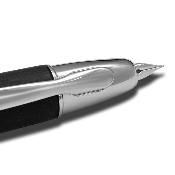 PILOT（パイロット） 万年筆 キャップレス木軸 ブラック FC-25SK-B