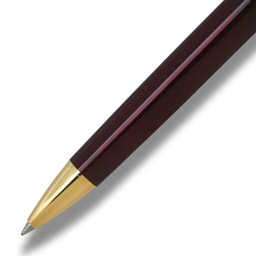 プラチナ 文房具 ボールペン ロゴ インク黒 ブルゴーニュ ゴールド色 PLATINUM プラチナ万年筆 ボールペン ＃3776 センチュリー
