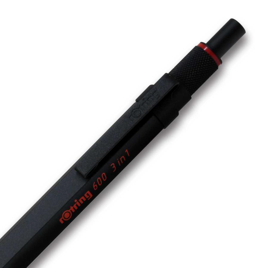 ロットリング 多機能ペン Rotring 600 3in1 ブラック マルチペン