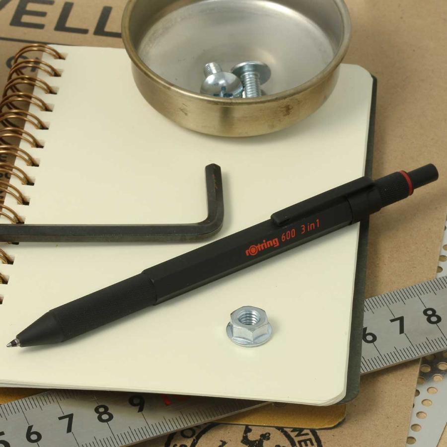 ロットリング 多機能ペン Rotring 600 3in1 ブラック マルチペン