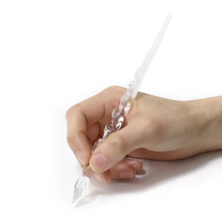 ガラスペン 硝子工房 Sayori kou 煌 彩 ホワイト 雪花 1412034 即日