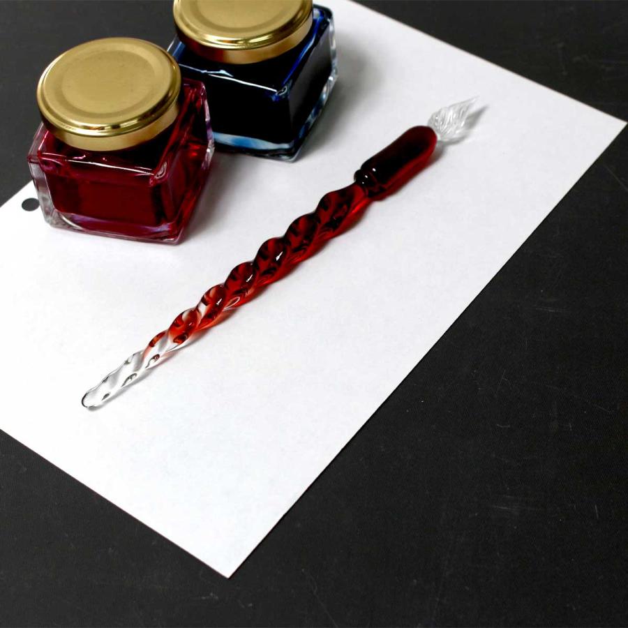 ガラスペン 硝子工房 Sayori kou 煌 染 レッド 1412024 即日