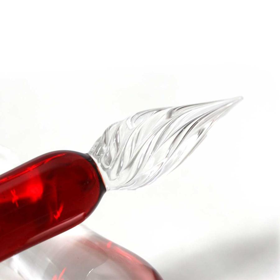 ガラスペン 硝子工房 Sayori kou 煌 mini 染 レッド 1412028 即日