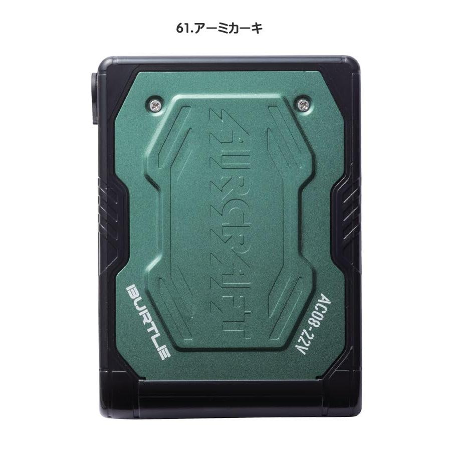 京セラ　BURTLE　エアクラフト専用　リチウムイオンバッテリー　22V BURTLE [バートル] 22Vリチウムイオンバッテリー AC08 エアー