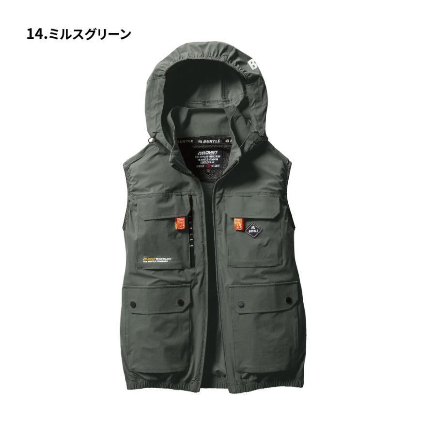 BURTLE バートル AIRCRAFT AC2034 ベスト （ M - XXL