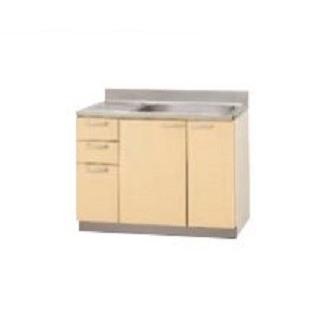 流し台 1050 クリナップ さくら 間口105cm 3段引出し キッチン シンク