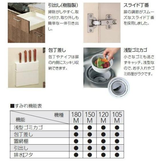 流し台 1500 クリナップ すみれ 間口150cm 1段引出し キッチン 流し台 1500 クリナップ すみれ 間口150cm 1段引出し キッチン