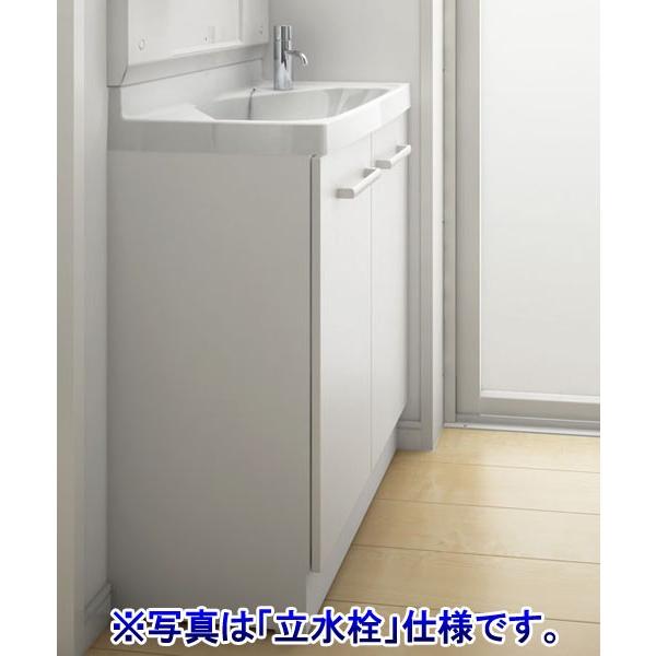 LIXIL リフラ 間口60cm 化粧台本体 立水栓(単水栓) スタンダード扉 洗面化粧台 INAX