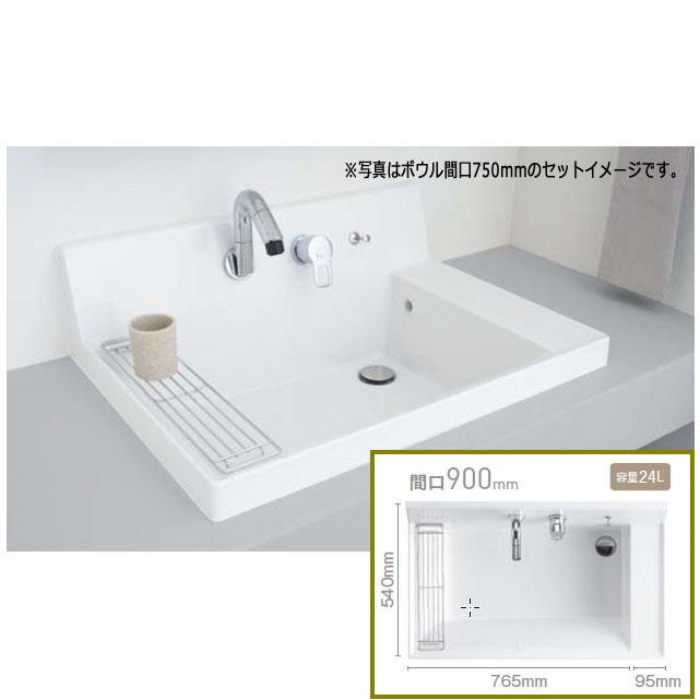 LIXIL カスタム バニティ LF-CS90-WX397SY(S) 洗面器セット 間口900mm 