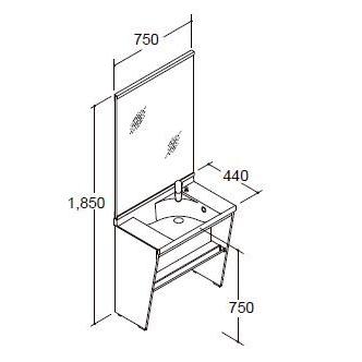 トステム洗面台750 トステム洗面台750 - メルカリ