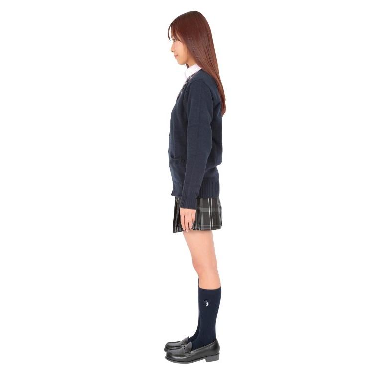 制服 ニット 紺 カーディガン スクール ネイビー 学生服 高校/ ティーンズエバー カーディガン ネイビー Mサイズ  （A-1364_837985）｜i-pumpkin｜04