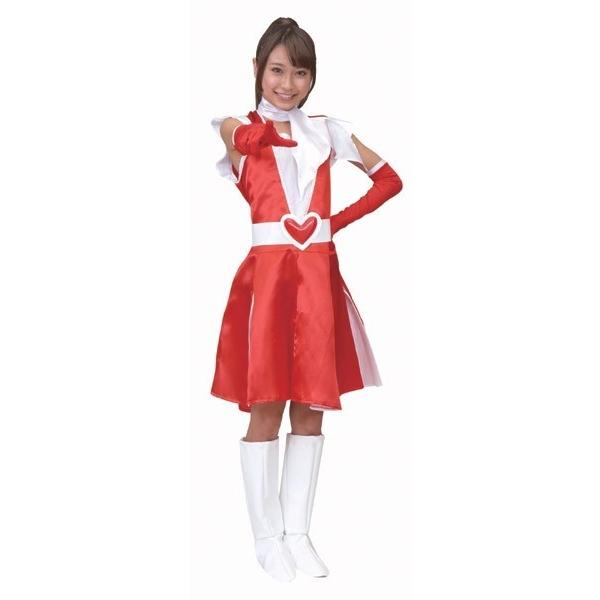 週末ヒロインアイドル レッド /アイドル コスプレ なりきり モノマネ