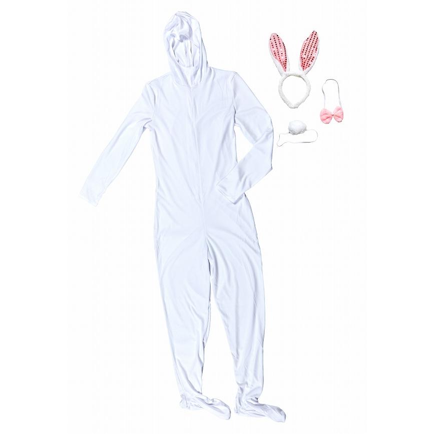 うさぎ全身タイツセット      /ウサギ コスプレ タイツ ラビット コスチューム なりきり 仮装 干支 年賀状 撮影 アニマル ハロウィン イベント (A-2089_901006) |  | 03