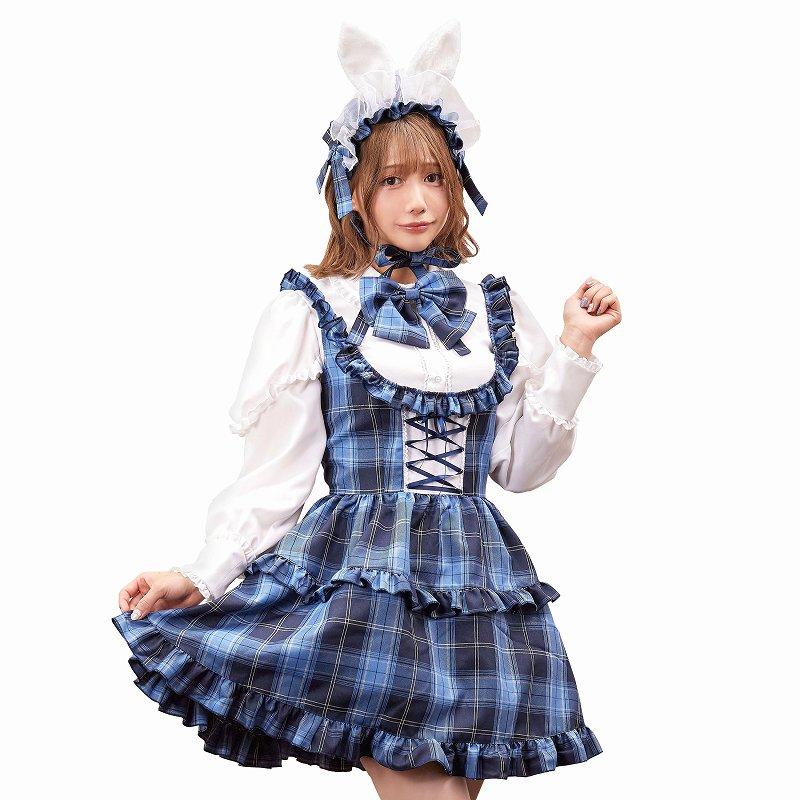 ブリティッシュバニー ドーリー ブルー/ バニーガール コスプレ うさぎ