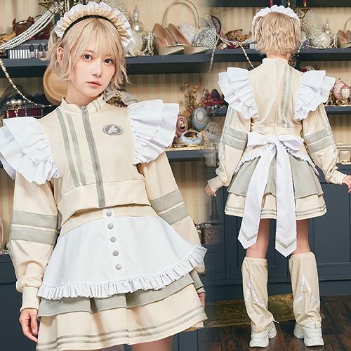 キルリモートコラボ ジャージメイド ワンピース /コスプレ