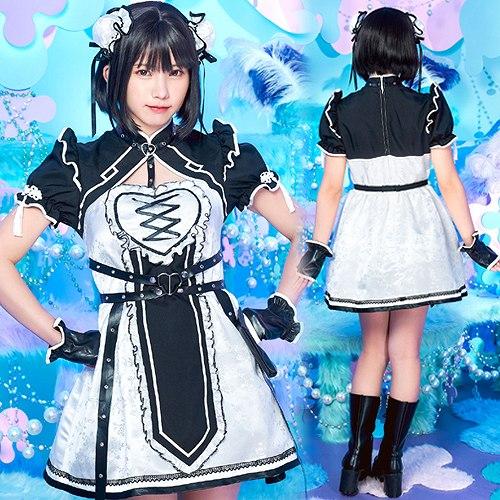 サイバーイリス ロリータチャイナ /近未来 コスプレ サイバー感 衣装
