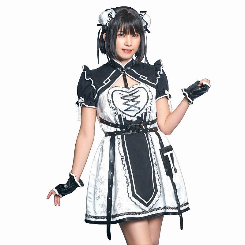 サイバーイリス ロリータチャイナ /近未来 コスプレ サイバー感 衣装