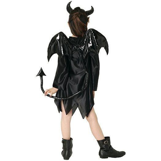 デビルパーツ(ブラック)(大人子供兼用)3点セット(ツノ 羽 しっぽ