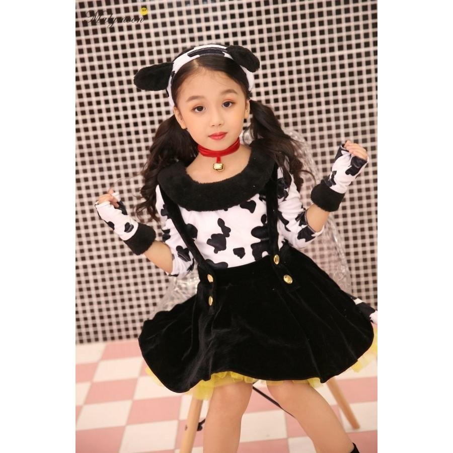 マリームーン コスプレ ダルメシアン コスチューム 子供用 キッズ 犬  