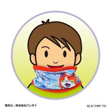 妖怪ウォッチ ネックウォーマー（コマさん コマじろう） /あったか