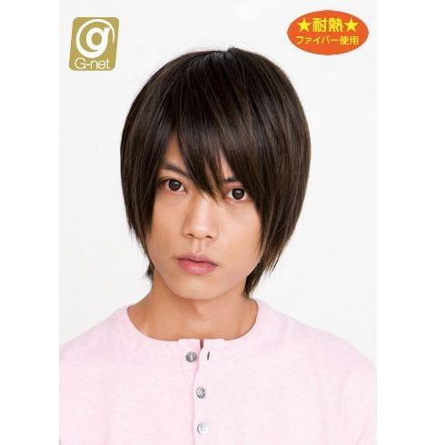 ヘアネット付 ラパンドアールオム ストレートショート ローライト