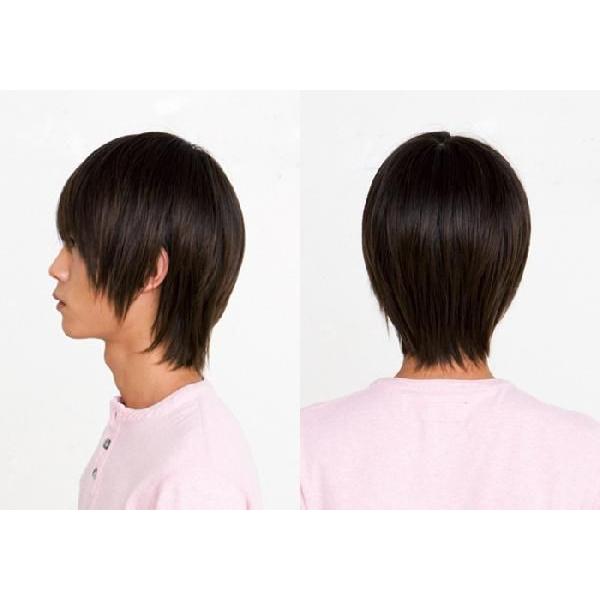 ヘアネット付 ラパンドアールオム ストレートショート ローライト