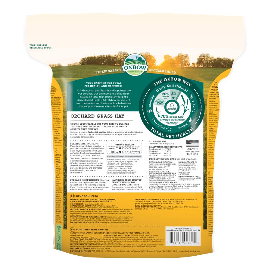 OXBOW オーチャードグラスヘイ 425g うさぎ モルモット チンチラ 牧草