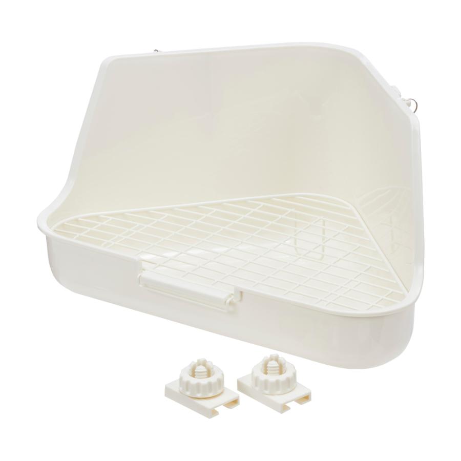 ジェックス  ラクラク取付三角ラビレットL ミルキーホワイト 小動物用 ＧＥＸ 送料無料 うさぎ モルモット | GEX | 01