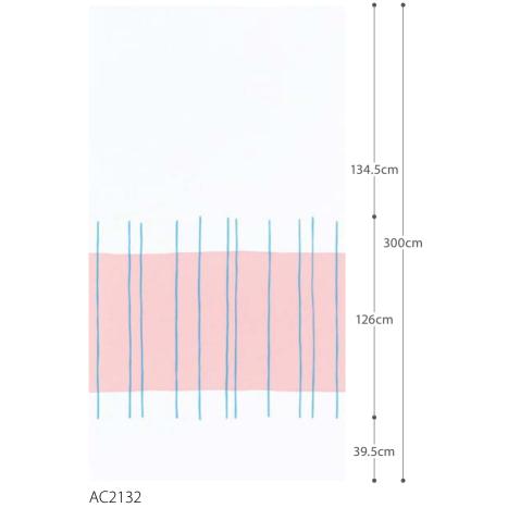 サンゲツ（SANGETSU） オーダーシアーカーテン AC2132 仕上り巾251