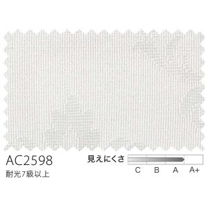 サンゲツ オーダー遮熱/UVカット/ミラー/シアーカーテン AC2598 仕上り巾227〜302cm×仕上り丈121〜140cm SS仕様（スタンダード） 約2倍ヒダ 裾：折返し｜i-read｜02