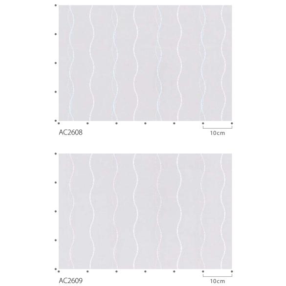 サンゲツ オーダーシアーカーテン【ミラー】AC2608-2609 仕上り巾301〜375cm×仕上り丈141〜160cm SS仕様（スタンダード）約2倍ヒダ（本縫い） 裾：折返し｜i-read｜03