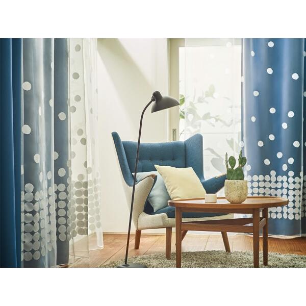 Sou Sou オーダーシアーカーテン Ac5144 シアー 雪解け水 巾100 丈141 160cm 2枚入 Ss縫製仕様 約2倍 3つ山ヒダ Cleanomic Co Id