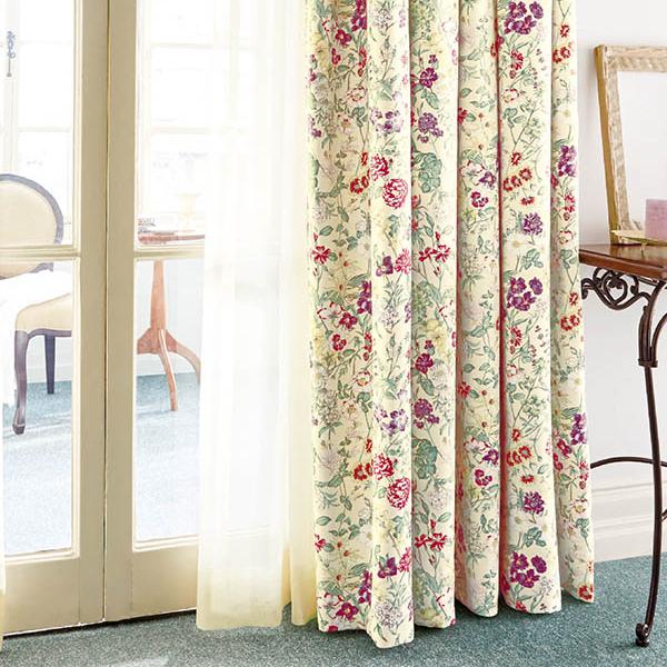 エレガンスフラワー　カーテン エレガンスフラワー カーテン rady エレガンスフラワー カーテン