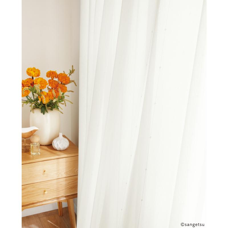 サンゲツ オーダー遮熱（涼しや）/UVカット/遮像/ミラーレースカーテン
