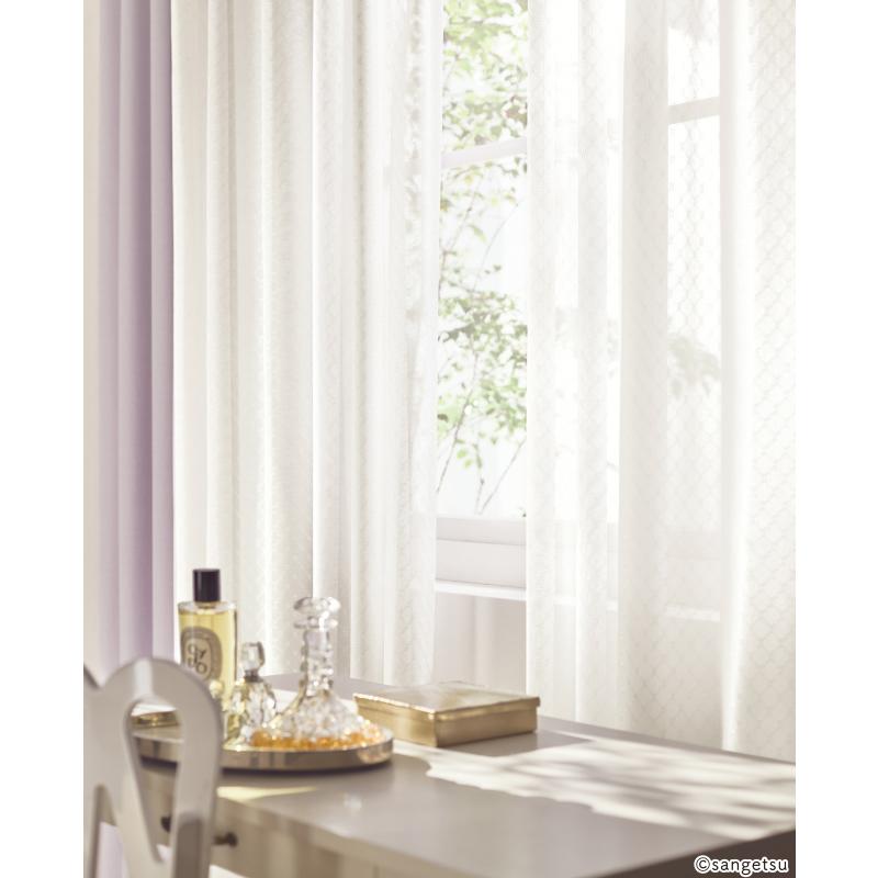 【新品】サンゲツ レース 2枚セット UVカット ミラー 新品】サンゲツ レース 2枚セット UVカット ミラー