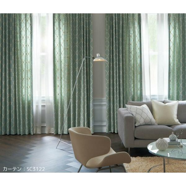 サンゲツ インド製カーテン Sc3121 Sc3122 巾150 丈141 160cm 2枚入 Ss縫製仕様 約2倍 3つ山ヒダ Www Workplace No
