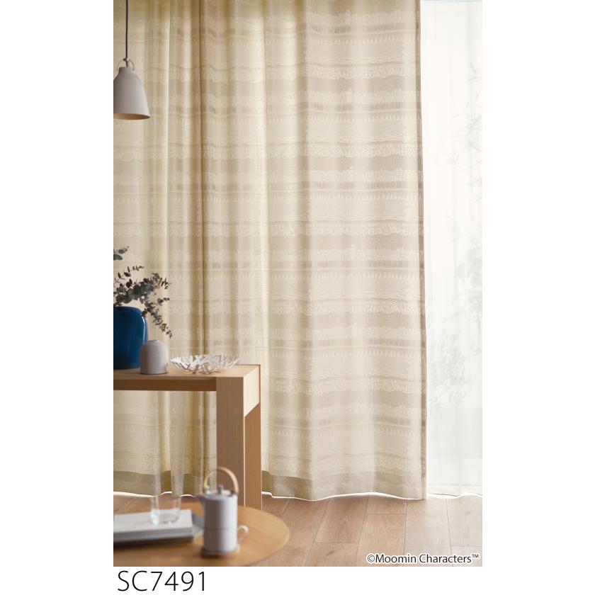 カーテン mayuming MOOMIN ムーミン（サンゲツ）カーテン生地 SC7491