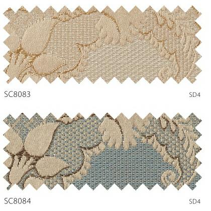 サンゲツ オーダーカーテン SC8083〜SC8086 巾200×丈121〜140cm（2枚入） LP仕様（形態安定加工）約2倍ヒダ（本縫い）裾：折返し JESSANS(ジェサンズ) ラグジュアリーヨーロッパカーテン 寝室用 エレガントな断熱グロメットトップ ダブルリビ?
