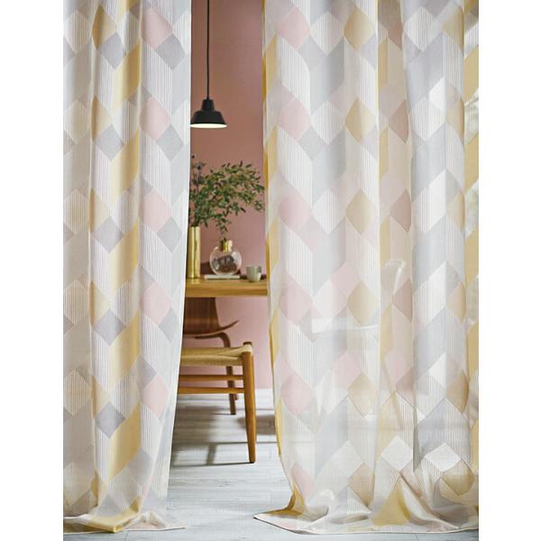 サンゲツ オーダーシアーカーテン SC8263 巾200×丈241〜260cm（2枚入） SS仕様（スタンダード）約2倍ヒダ（本縫い）裾：ウエイトウーリーロック