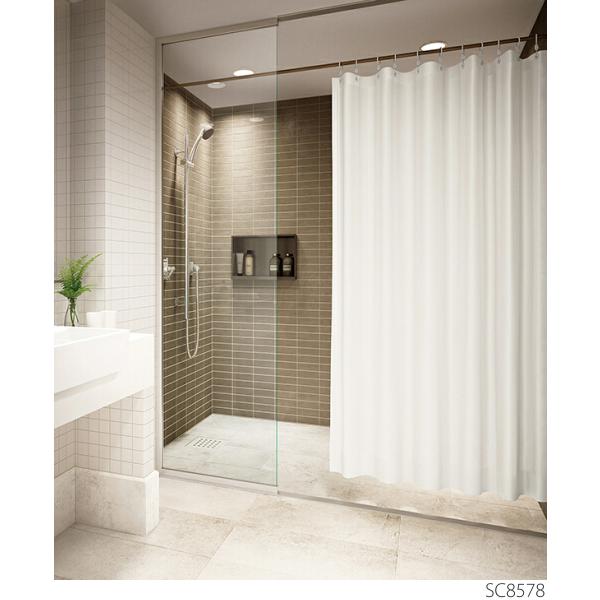 サンゲツ オーダーシャワーカーテン（防炎・抗かび）SC8578〜SC8581 巾250×丈81〜100cm（1枚入）