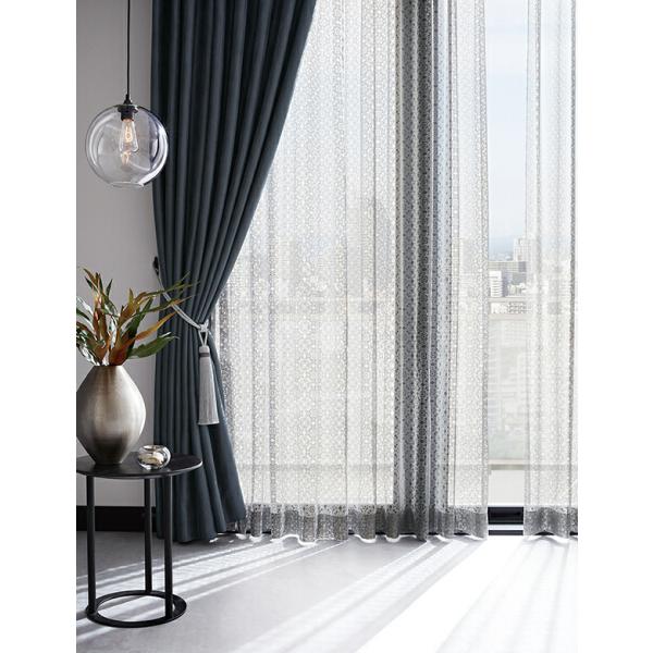 サンゲツ オーダーシアーカーテン SC8596 巾250×丈181〜200cm（2枚入） SS仕様（スタンダード）約2倍ヒダ（本縫い）裾：折返し