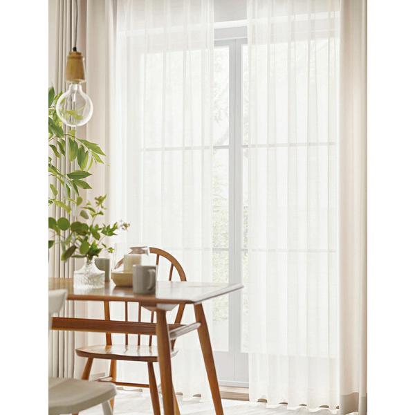 サンゲツ オーダーシアーカーテン SC8662 巾100×丈261〜280cm（2枚入） SS仕様（スタンダード）約2倍ヒダ（本縫い）裾：折返し