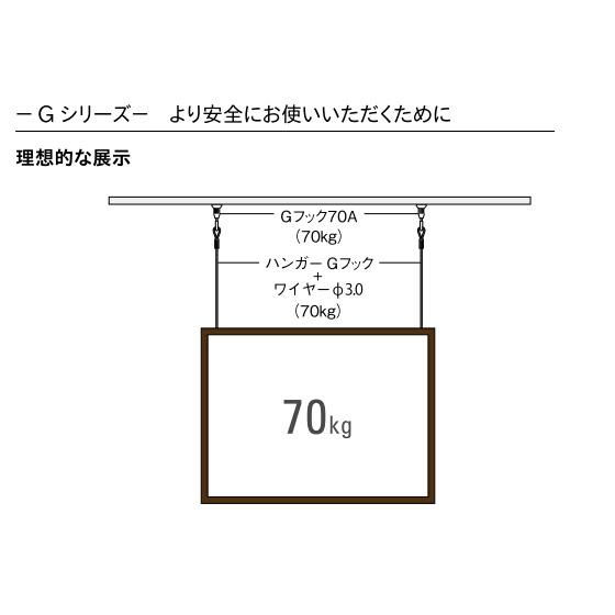 TOSO（トーソー） ピクチャーレール G-2 別製作レール 3.01m〜4.00m 天井先付用 ナチュラル_7
