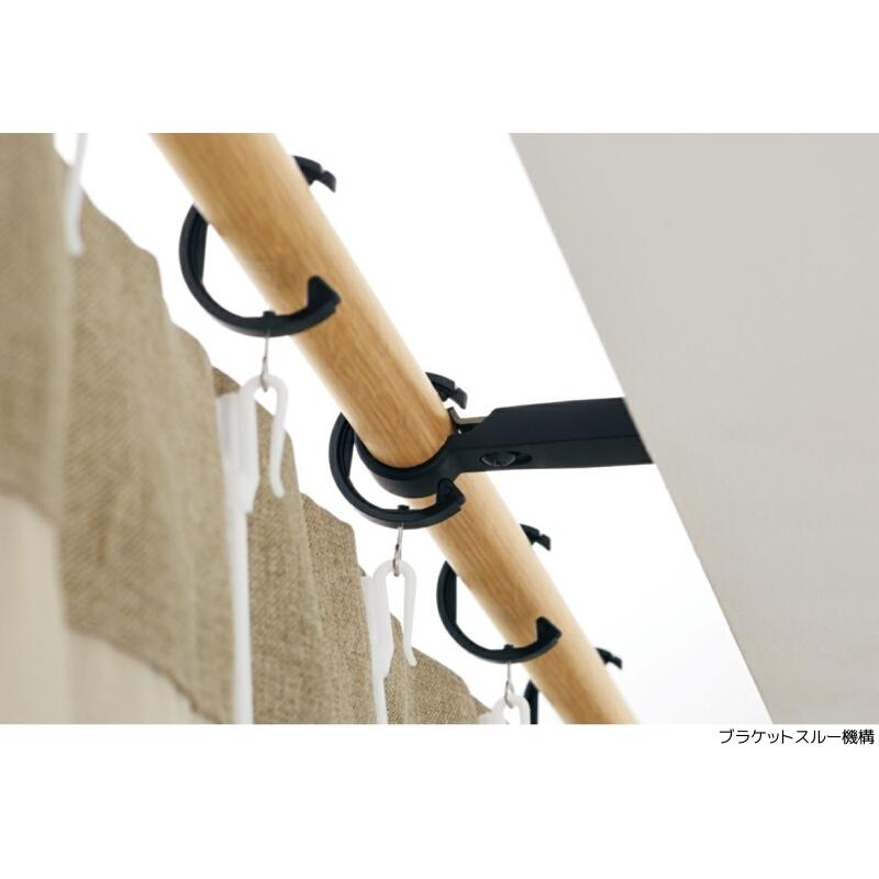 トーソー カーテンレール ヴィンクスシェルフ ブラケットスルー シングルAセット 2.11m〜3.10m（受注生産品）_1