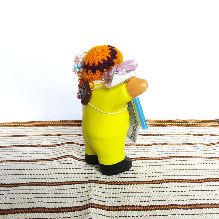 ペルー雑貨/エケッコおじさん人形YE/幸運グッズ/運気アップ/神様